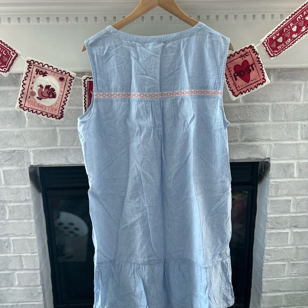 Southern Tide Blue Dress with Pink Embroidery XL NWT 168.00 - Picture 7 of 7